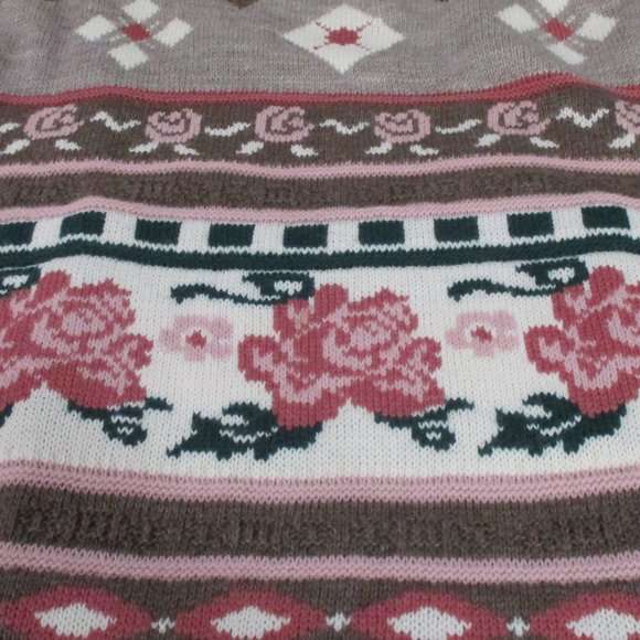 Village Fair Vintage Tunic Sweater Size S - Picture 3 of 6